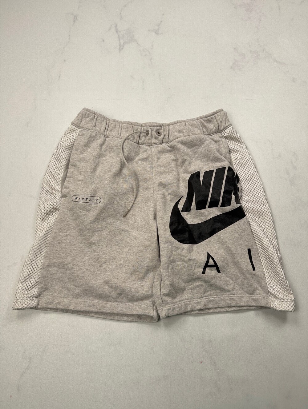 Nike Air Athletic Shorts Dove Gray 2010s Bold Statement Piece - Mens M